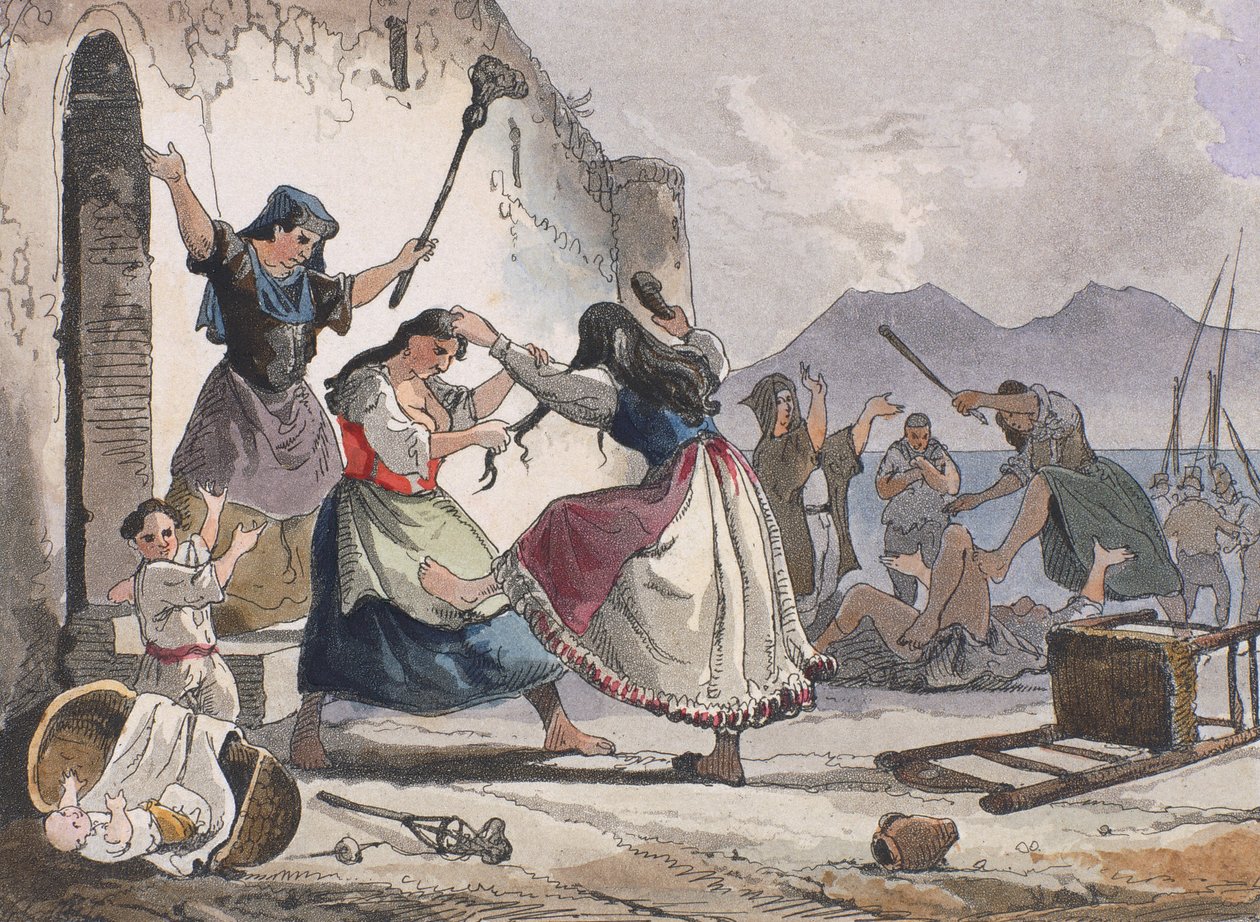 kadınlar arasında kavga by Italian School