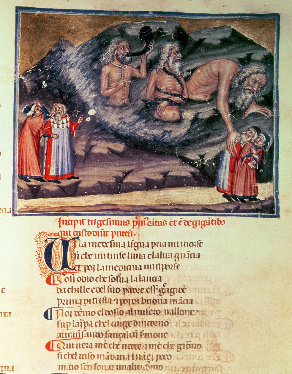 Canto XXXI Dante ve Virgil ve Kayıp Çemberdeki Üç Dev, İlahi Komedya