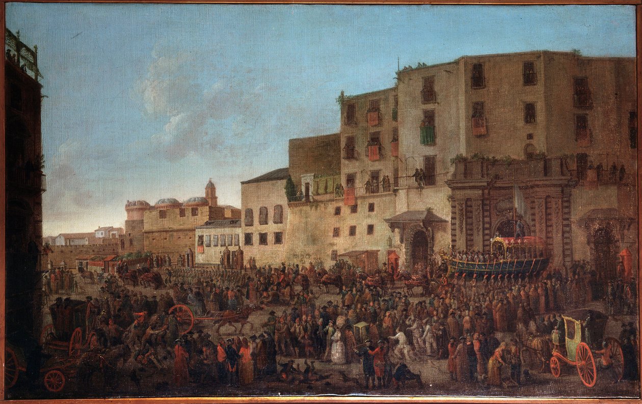 Napoli Karnavalı, İtalya (Napoli Karnavalı, İtalya) Anonim tablo by Italian School