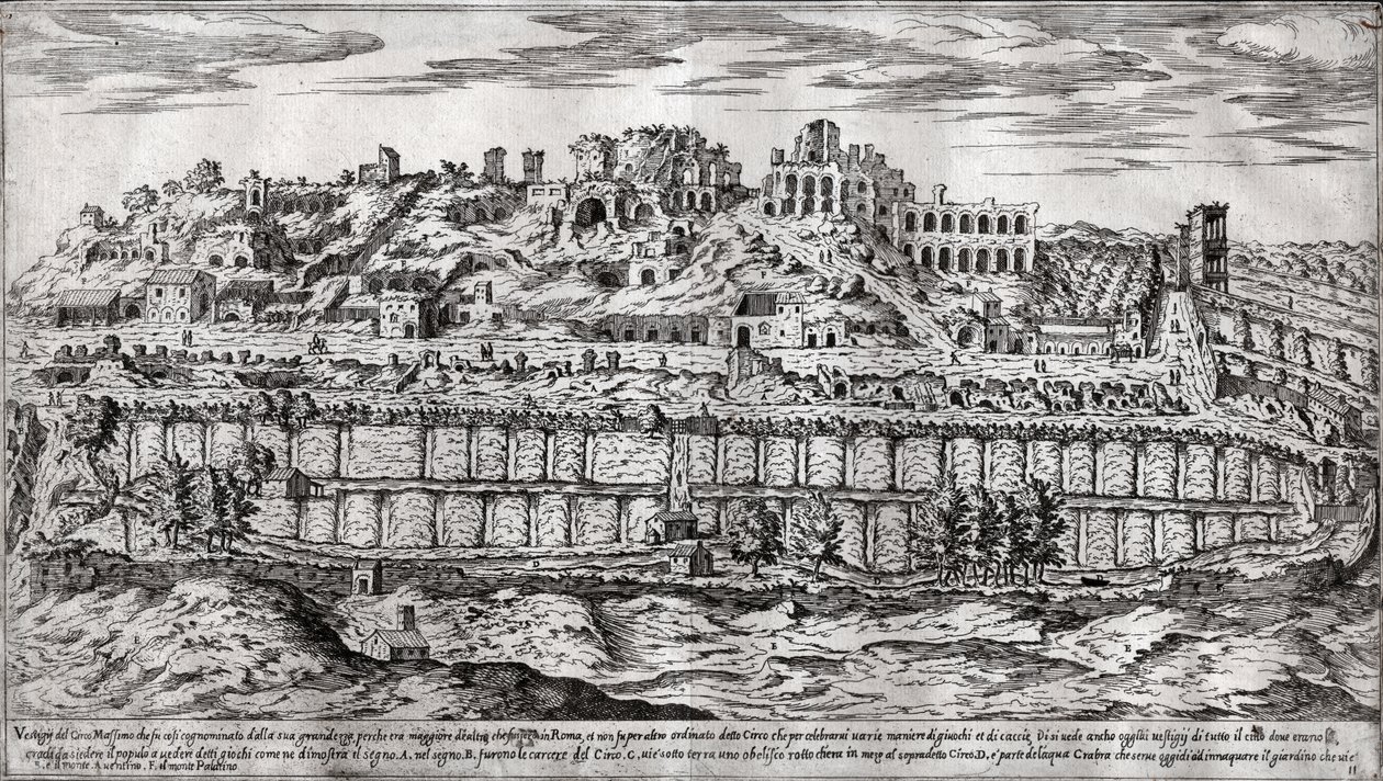 Sirk Maximus, Roma. (Oymak by Italian School