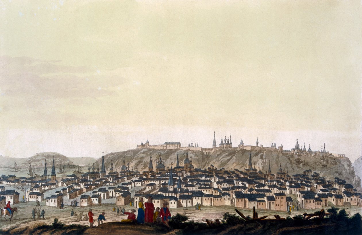Tobolsk Şehri, Rusya, c.1820