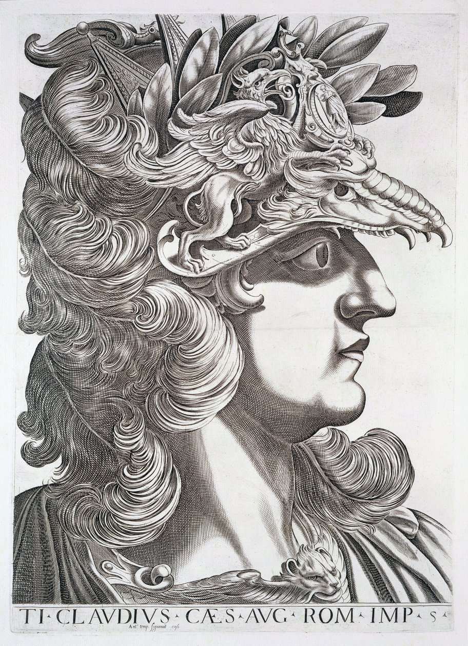 Claudius Sezar (MÖ 10 - MS 54) by Italian School