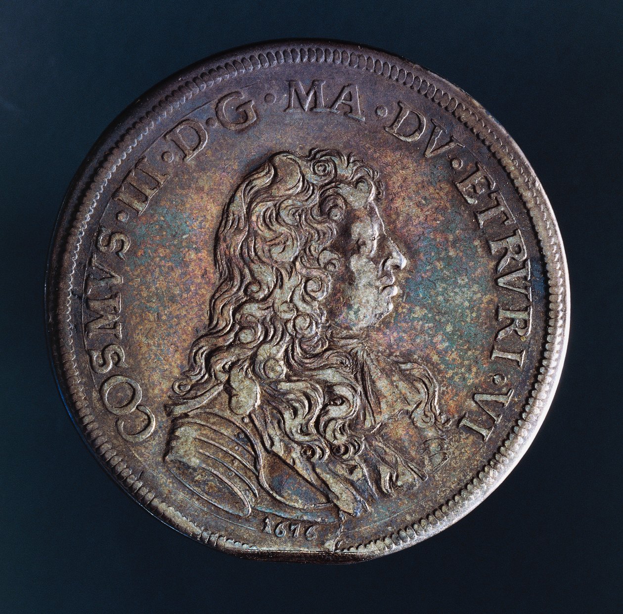 Cosimo III de Medici, Toskana Büyük Dükalığı, ön yüz by Italian School