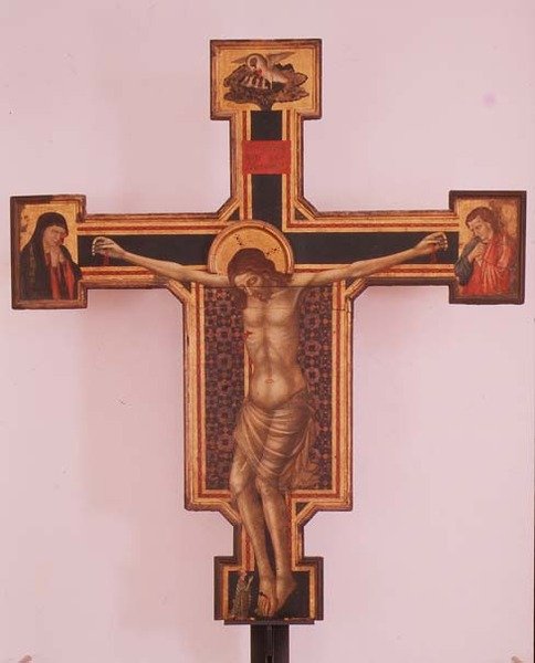 Haç (ahşapta tempera) by Italian School