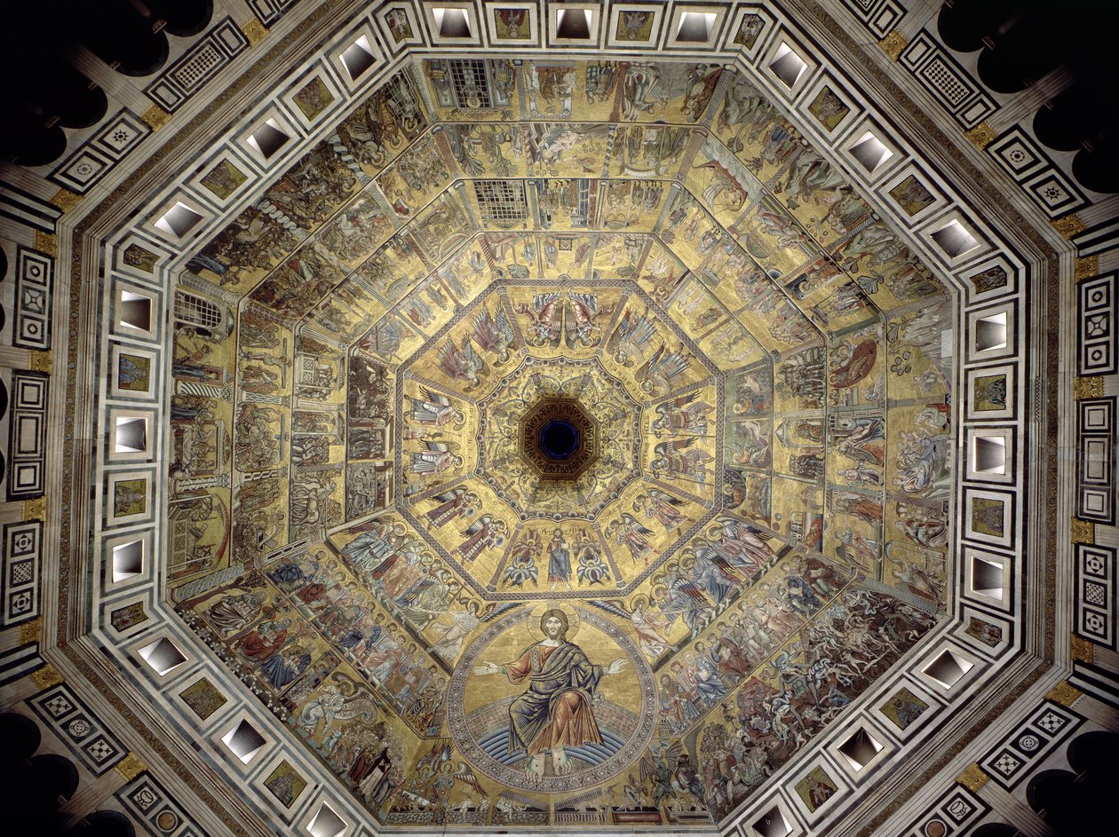 San Giovanni Vaftizhanesi Kubbesi (mozaik) by Italian School