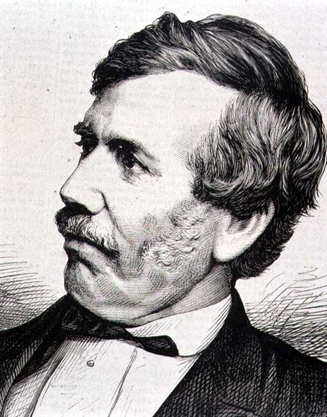 David Livingstone (1813-73) İskoç Misyoner ve Afrika Kaşifi (gravür) by Italian School