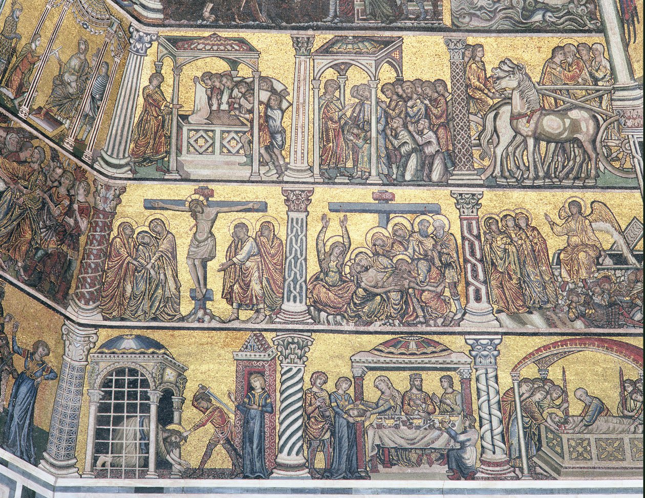 Tavan Detayı, Vaftizhane, Floransa (mozaik) by Italian School