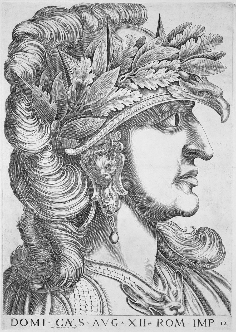 Domitian Sezar (MS 51-96), 1596 by Italian School