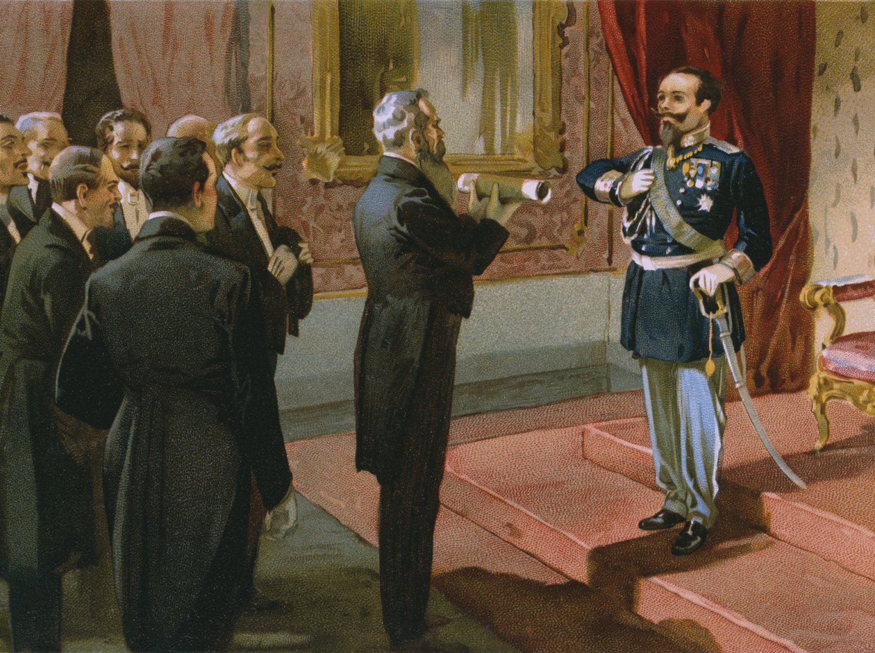 Sermoneta Dükü Kral Victor Emmanuel II (1820-78) Palazzo Pitti