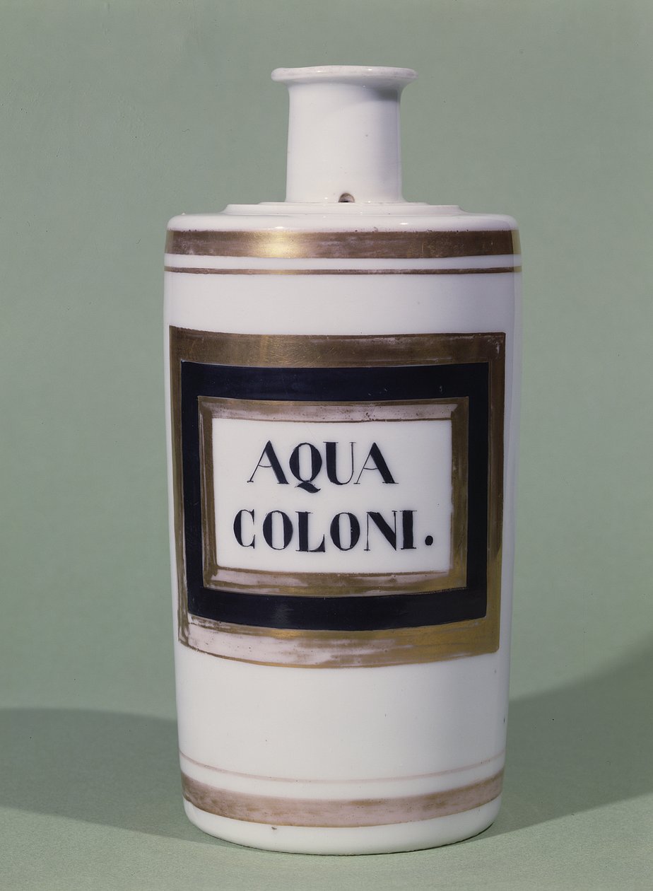 Eau de Cologne Şişesi, 19. yüzyıl başı (seramik) by Italian School
