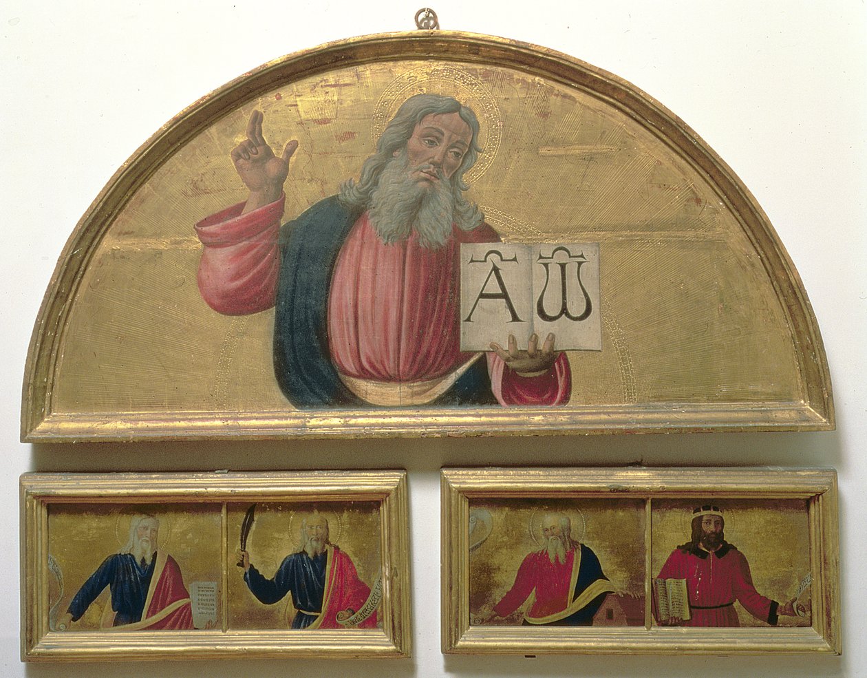 Ebedi Baba (panelde öfke) by Italian School