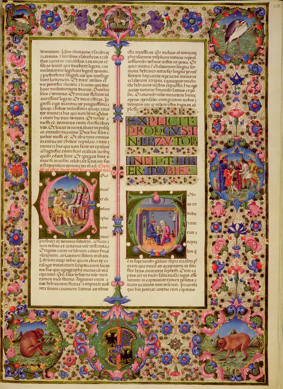 Fol.212r Toby Kitabı, Borso d
