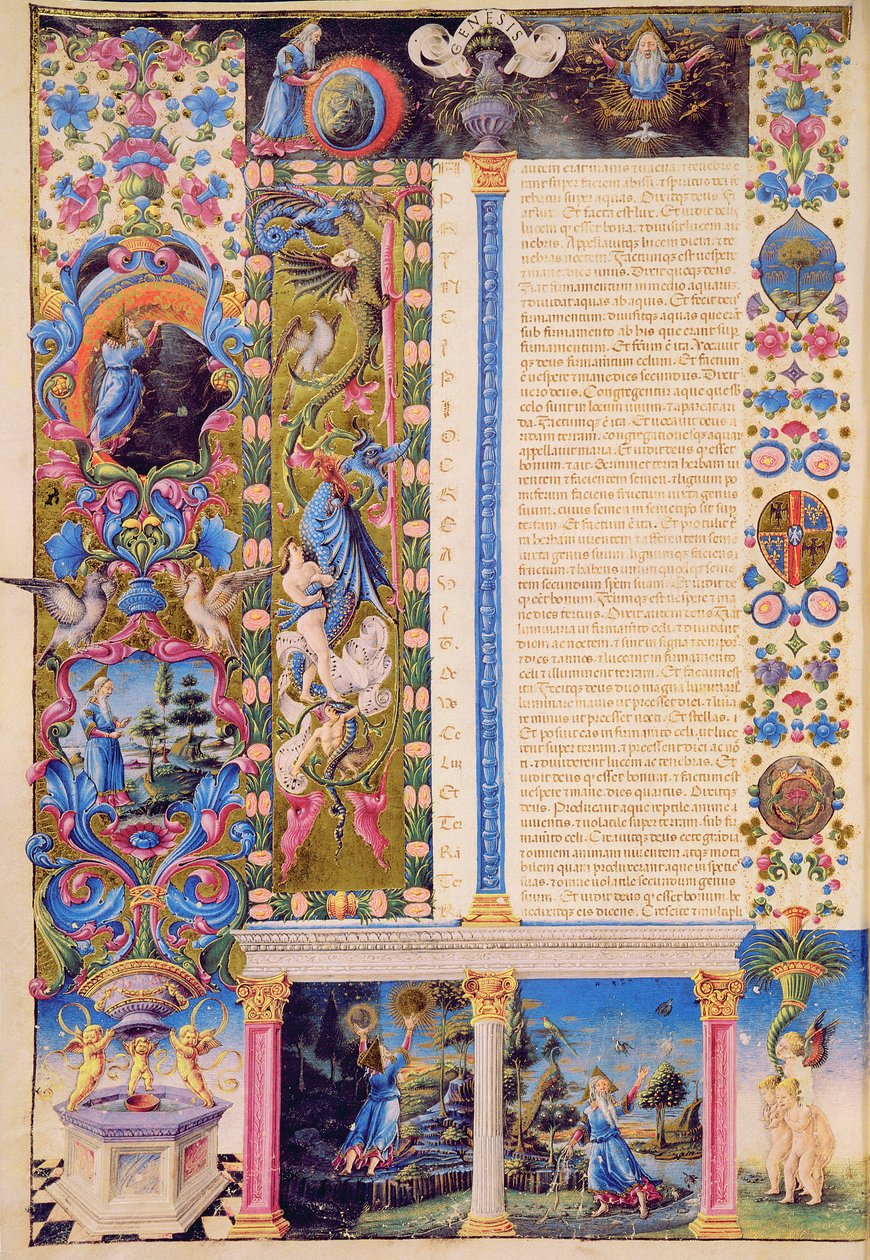 Fol.5v Genesis. Borso d