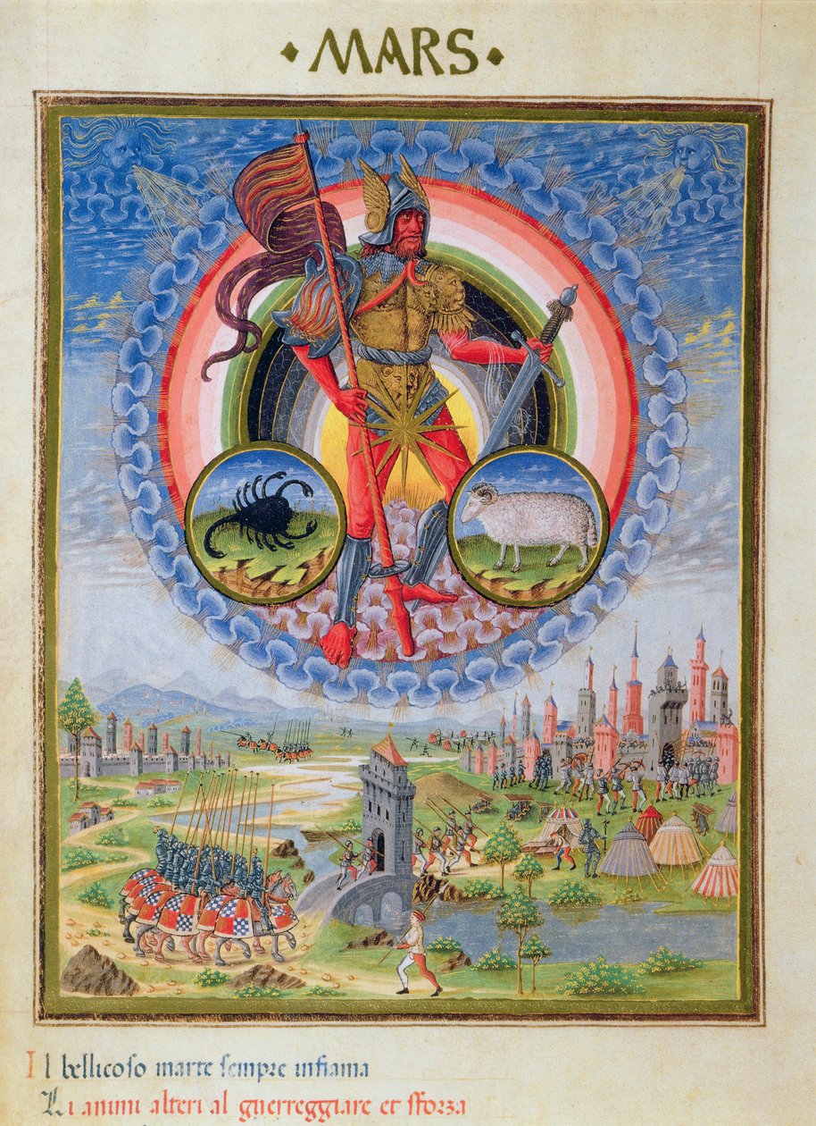 Fol.7v Mars Gezegeni, 