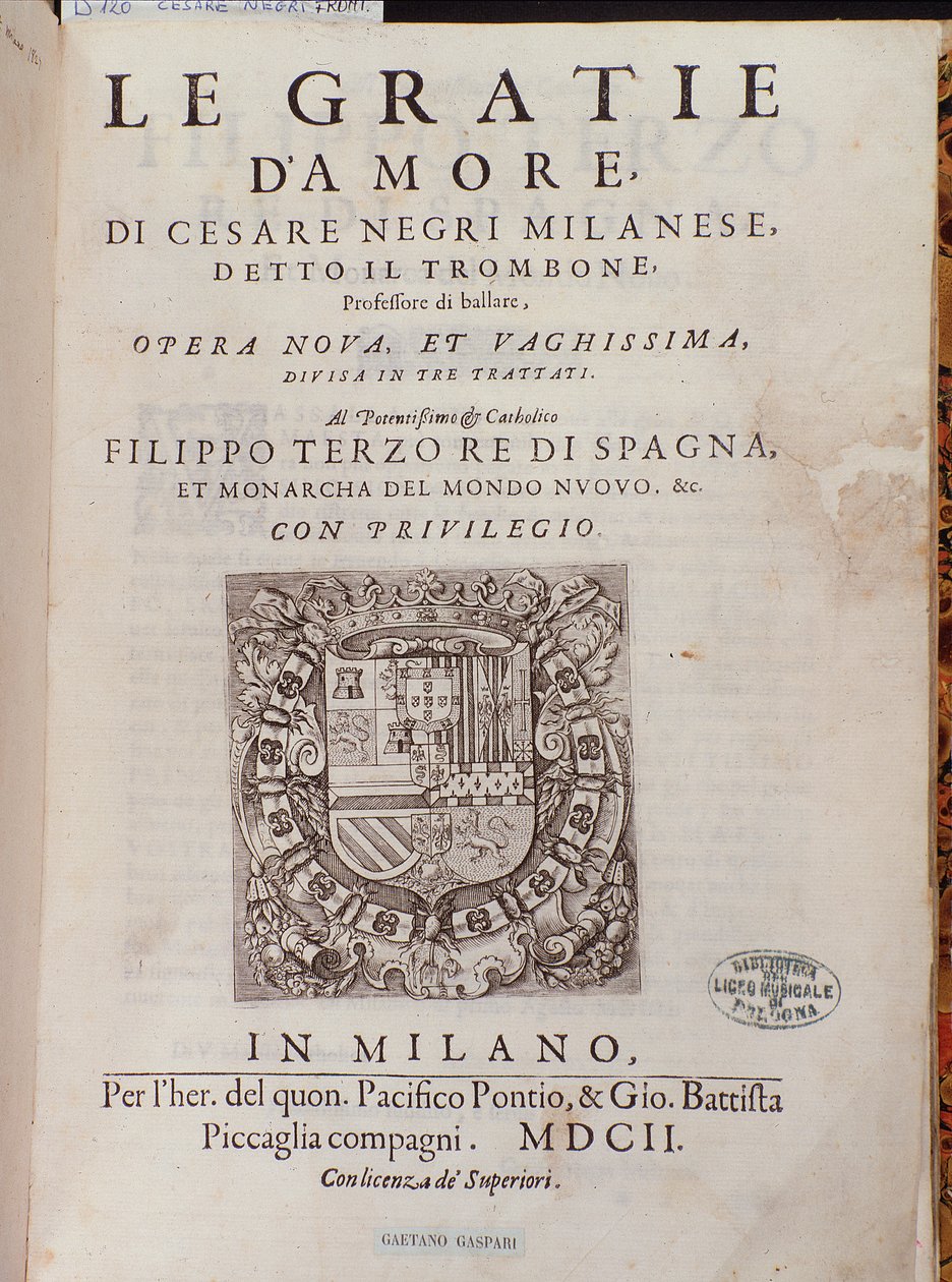 İtalyan dansçı Cesare Negri