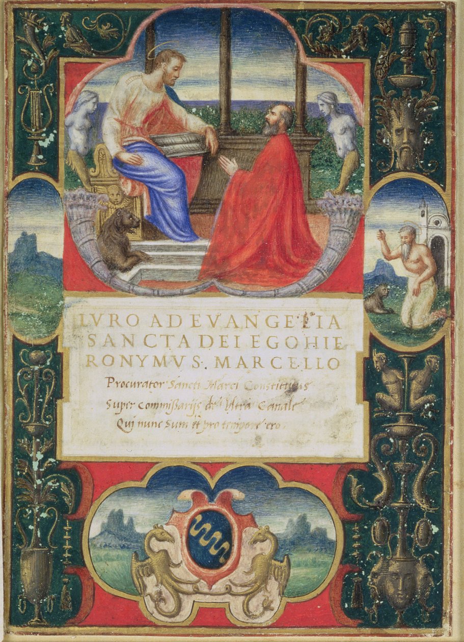 G. Marcello, St. Marco ve St. Jerome