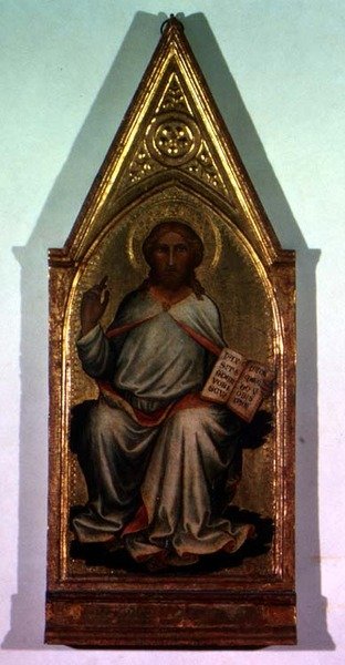 Tanrı Baba Kutsaması (panelde öfke) by Italian School