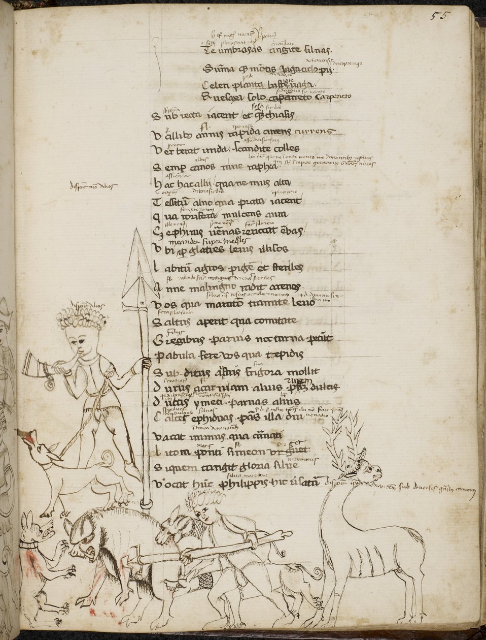 Harley 2453, f.55 Lucius Annaeus Seneca