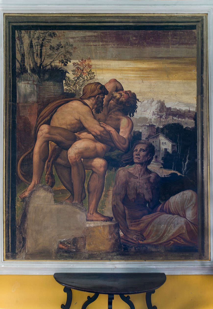Sarı Odadan Antaeus'u öldüren Herkül by Italian School