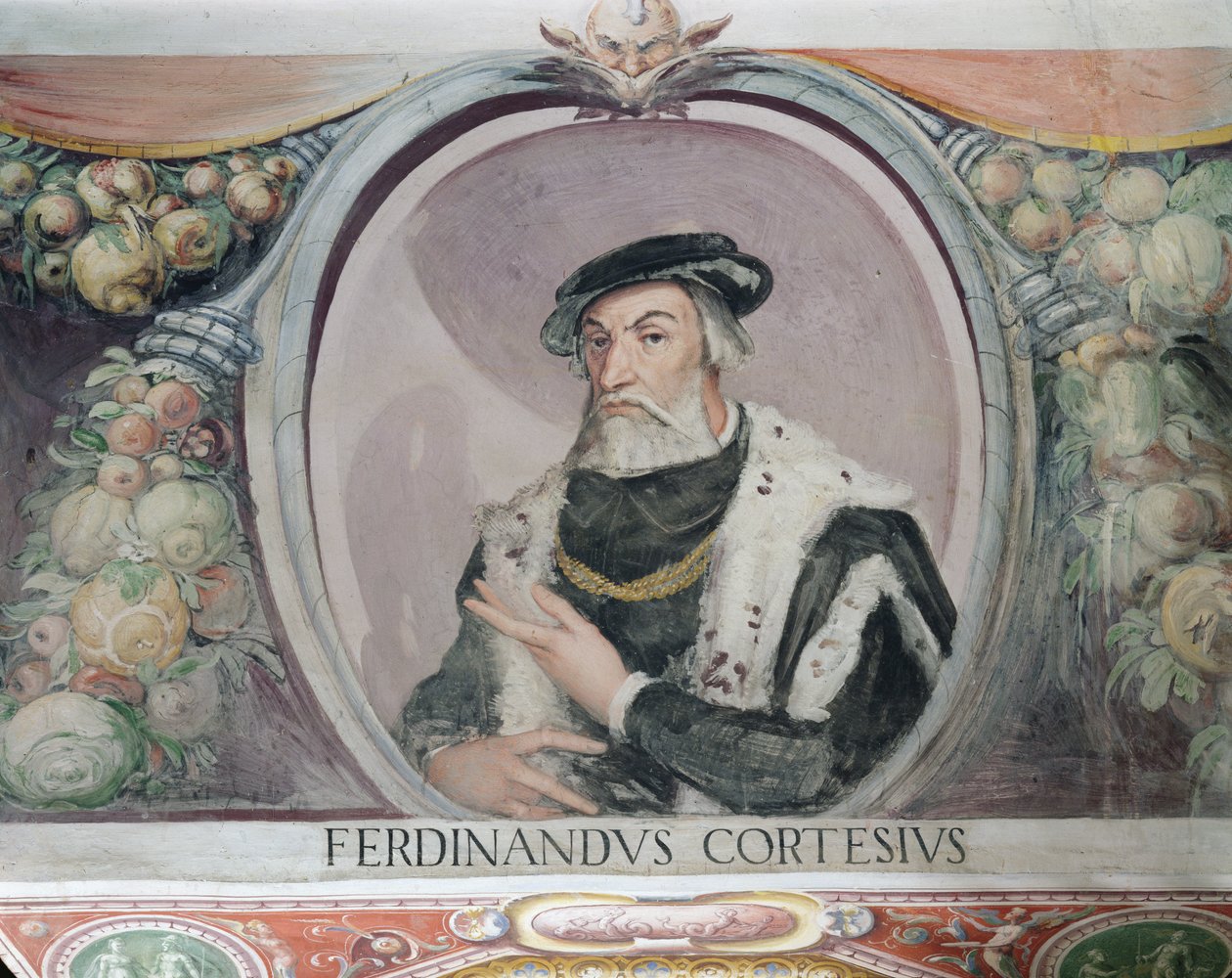 Hernan Cortes, Sala del Mappamondo
