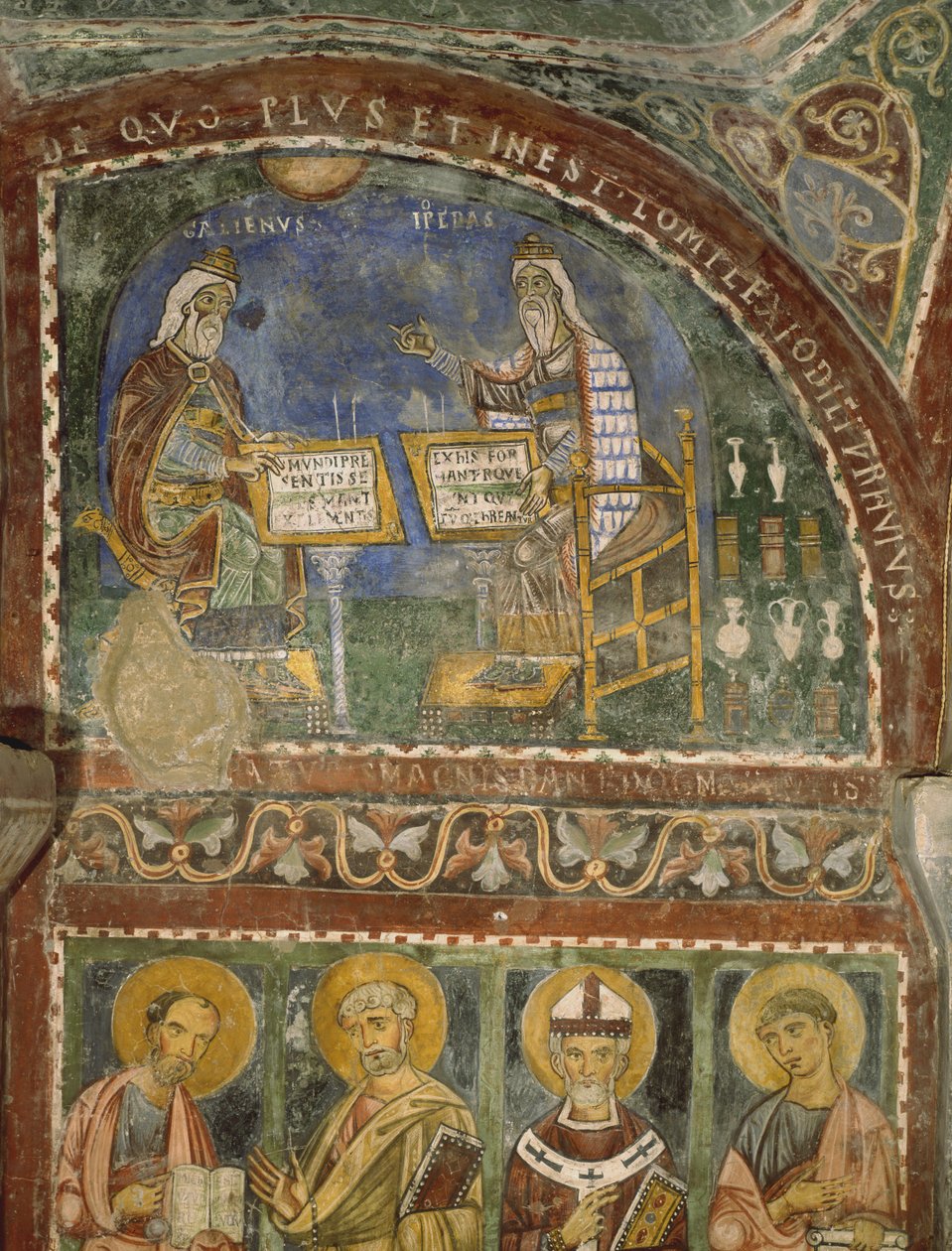 Hipokrat ve Galen, Anagni Katedrali
