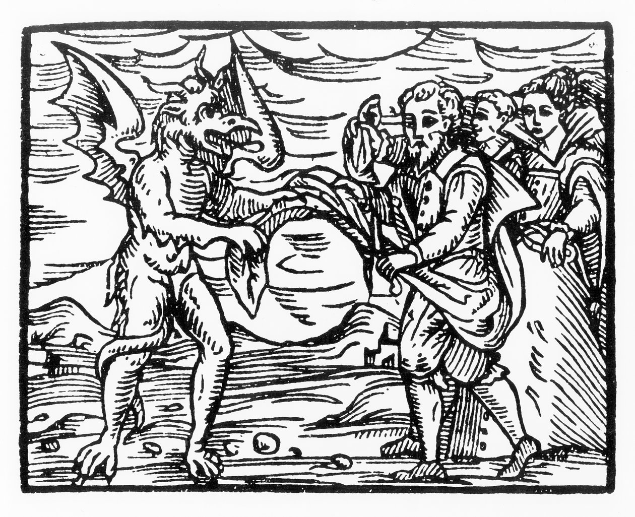 Şeytana Saygı, 19. yüzyılın sonlarında yayınlanan Sihir Tarihinde kullanılan Fr M Guaccius, Milan 1608, Compendium Maleticarum