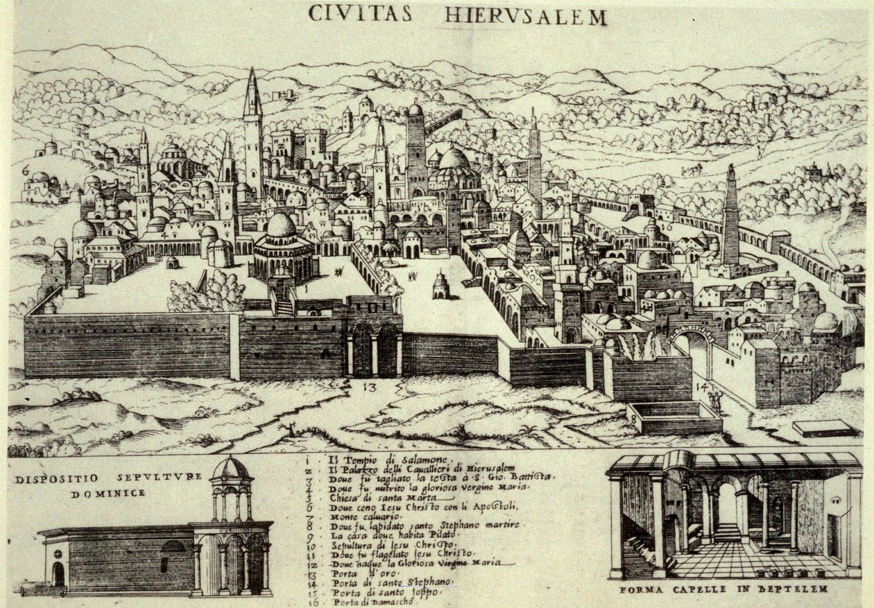 Kudüs, 1581 by Italian School