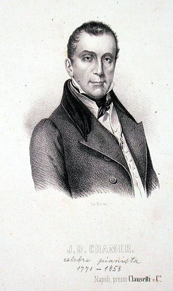 Johann Baptist Cramer (1771-1858), Richter tarafından oyulmuş (gravür) by Italian School