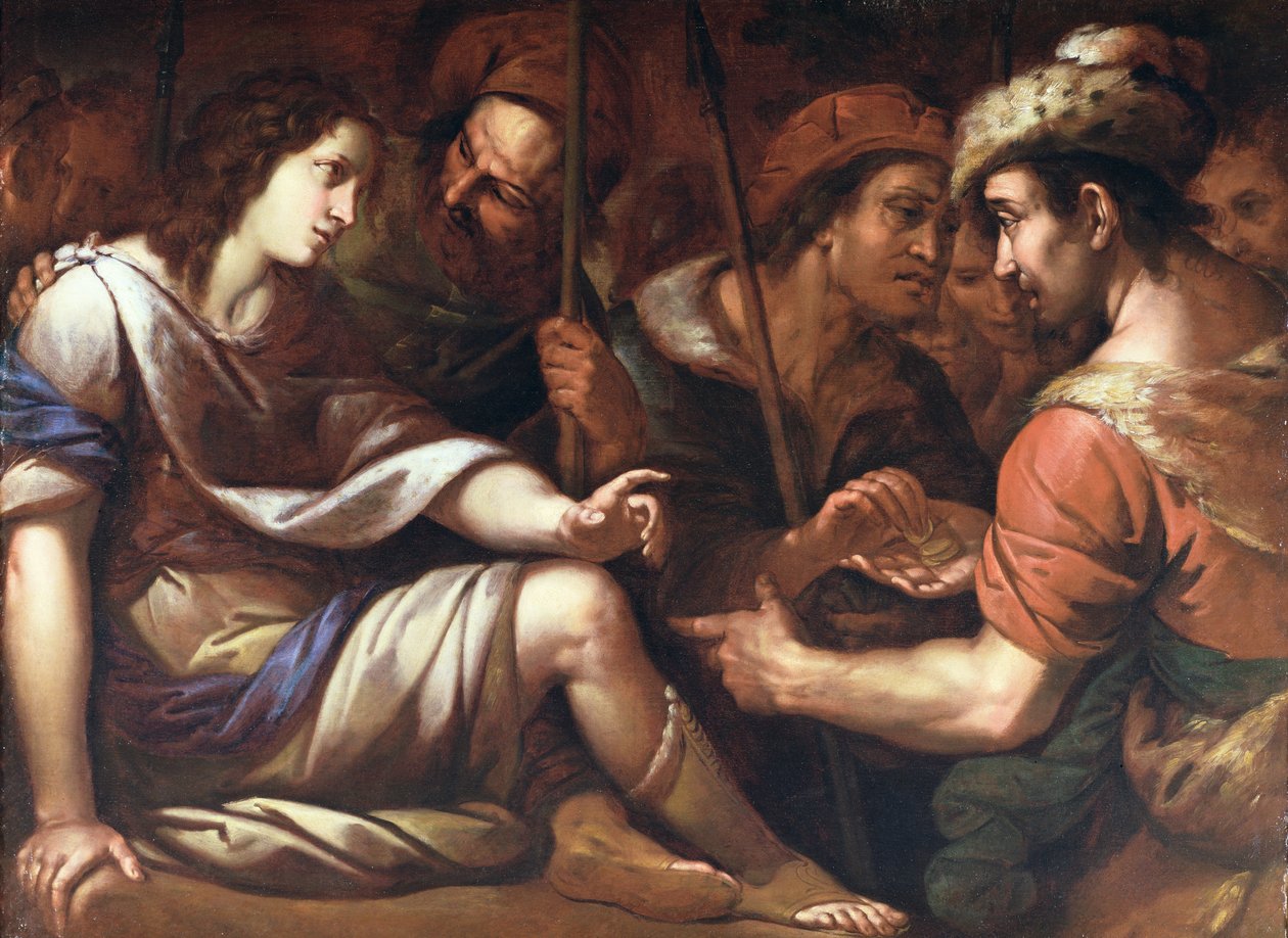 Kardeşleri tarafından satılan Yusuf, c.1650 (tuval üzerine yağlı boya) by Italian School
