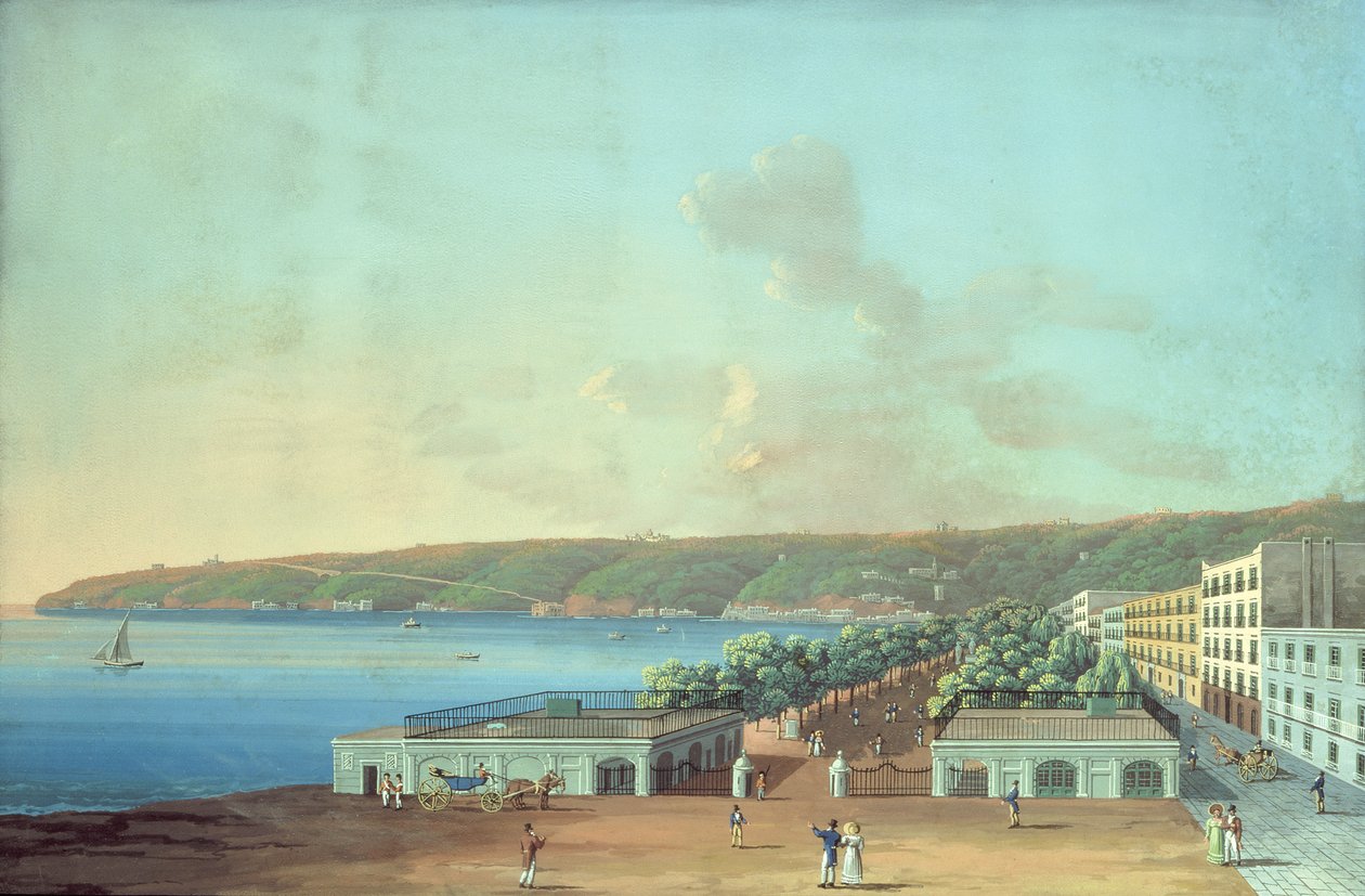 La Villa Reale (gemide guaj boya) (ayrıca bkz. 207963, 207964, 207965) by Italian School