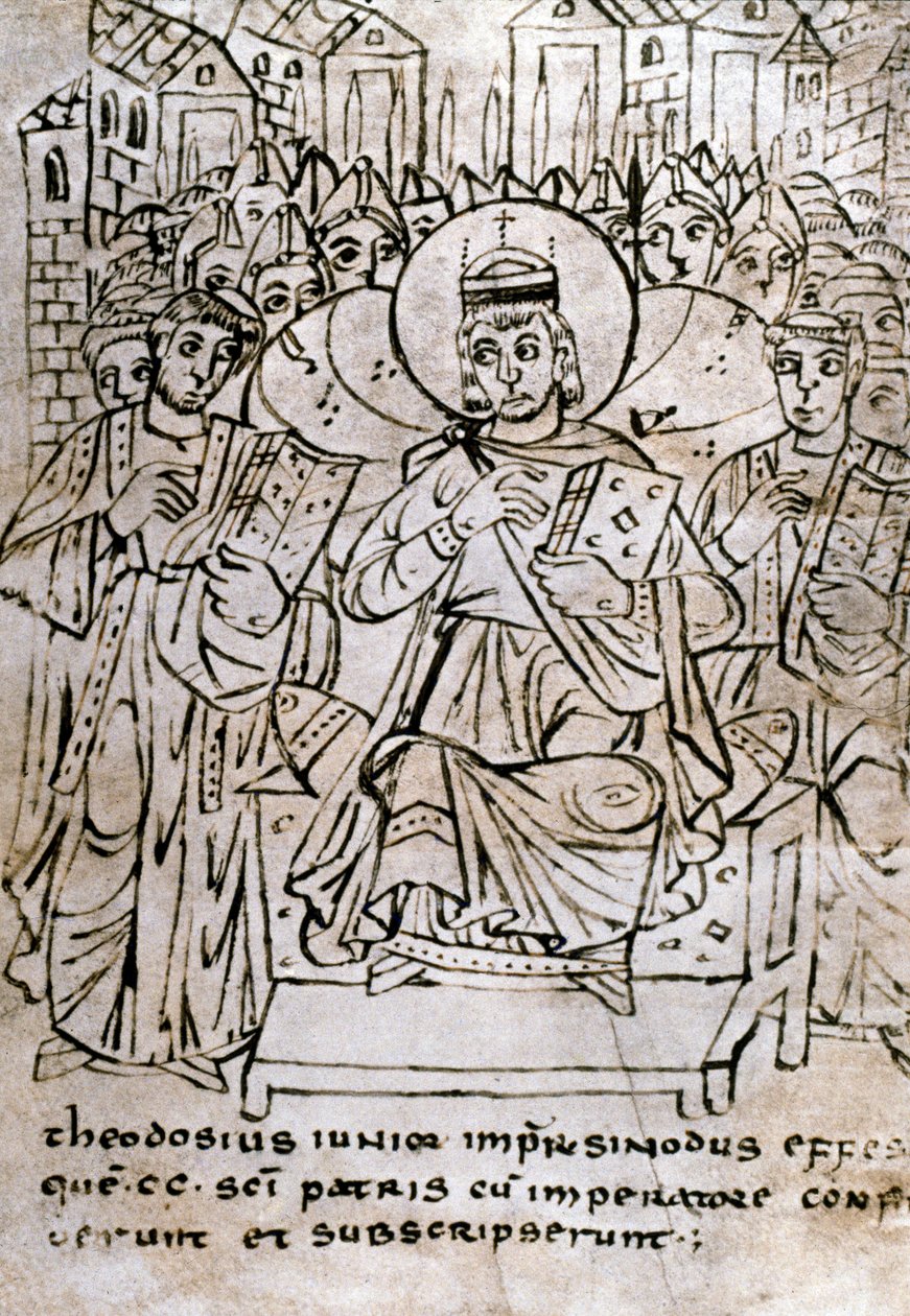 Lombard Art: “” İmparator II. Theodosius (401-450), Theodosius