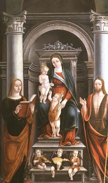 Madonna ve Çocuk, Bebek Aziz John the Baptist