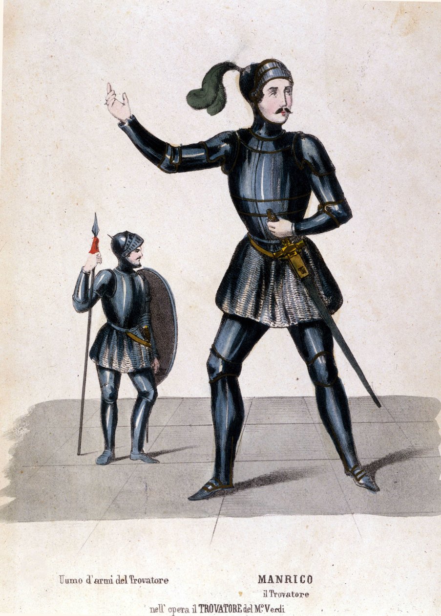 Giuseppe Verdi (1854) biblioteca de la scala de Milan tarafından Trouvère