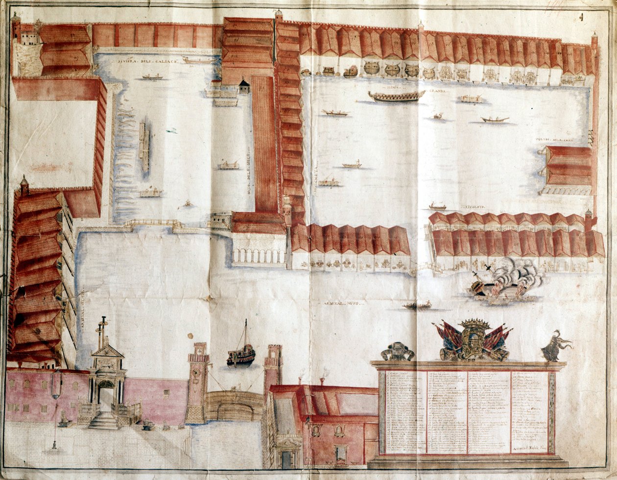Venedik Arsenal Haritası by Italian School