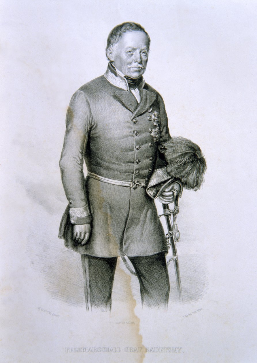 Maresciallo Radetzky Graff, İtalya Tarihinden bir örnek by Italian School