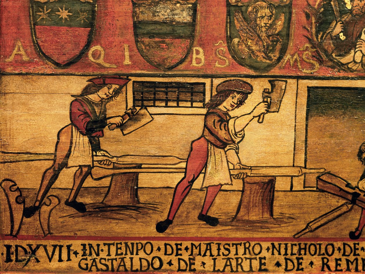 Mariegole (kural kitabı), Art of Oars, Detay, İtalya by Italian School