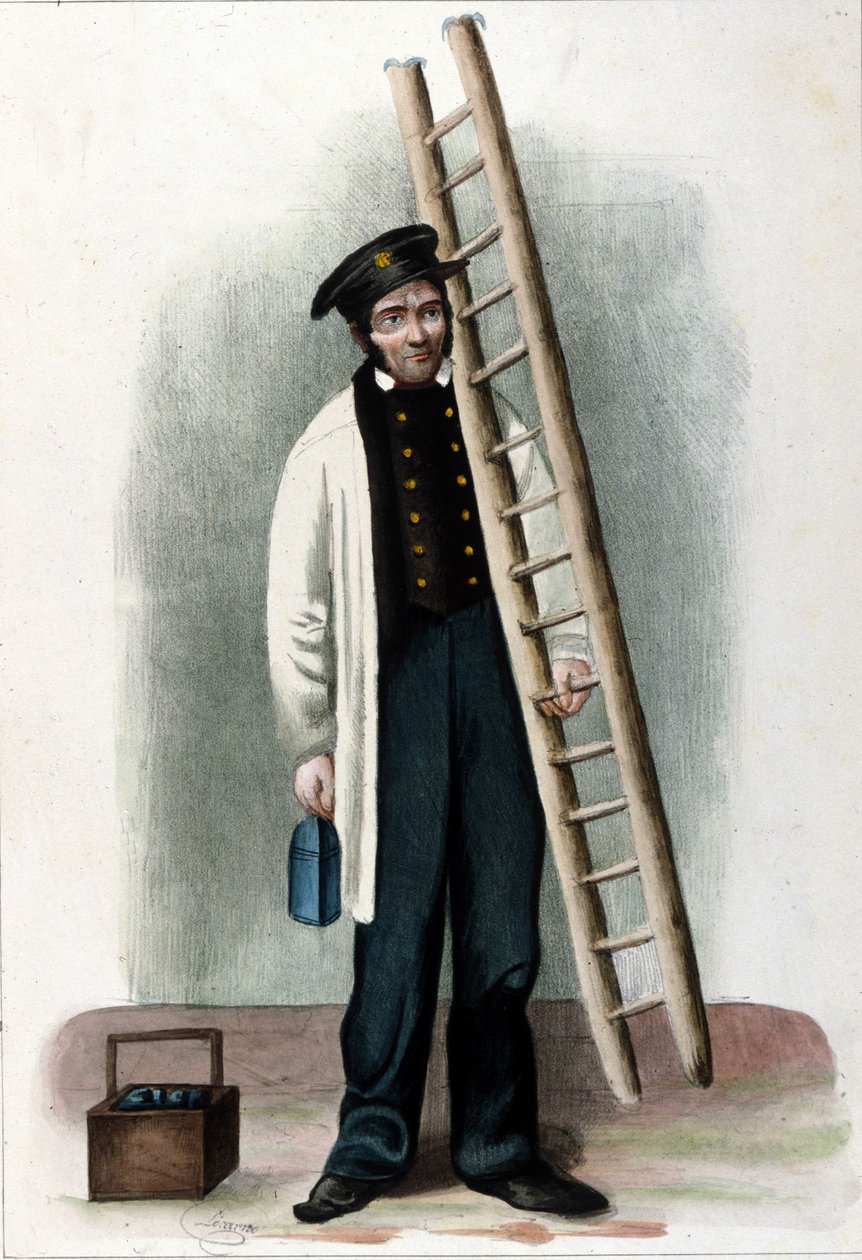 Milanese Metier: bir yankı ve gaz memeleri ateşleyici. by Italian School