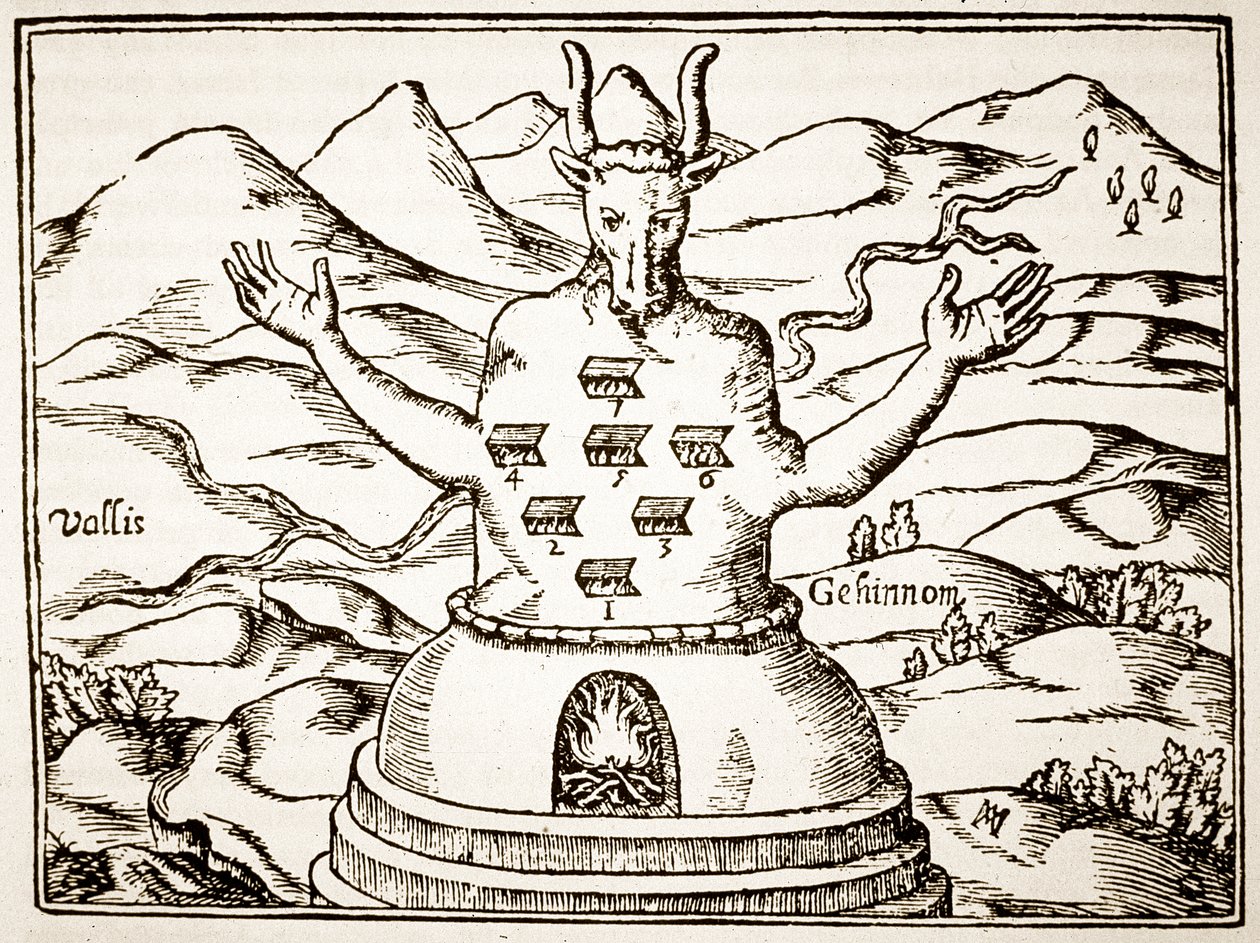 Moloch, Athanasius Kirchner tarafından Oedipus Aegyptiacus
