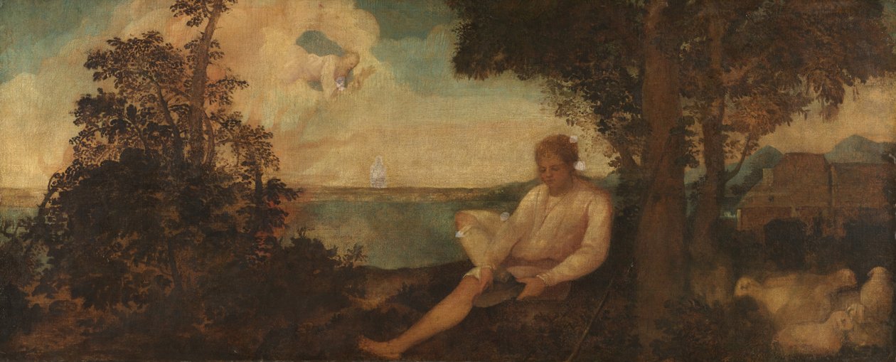 Musa ve Yanan Çalı, c.1500-30 by Italian School
