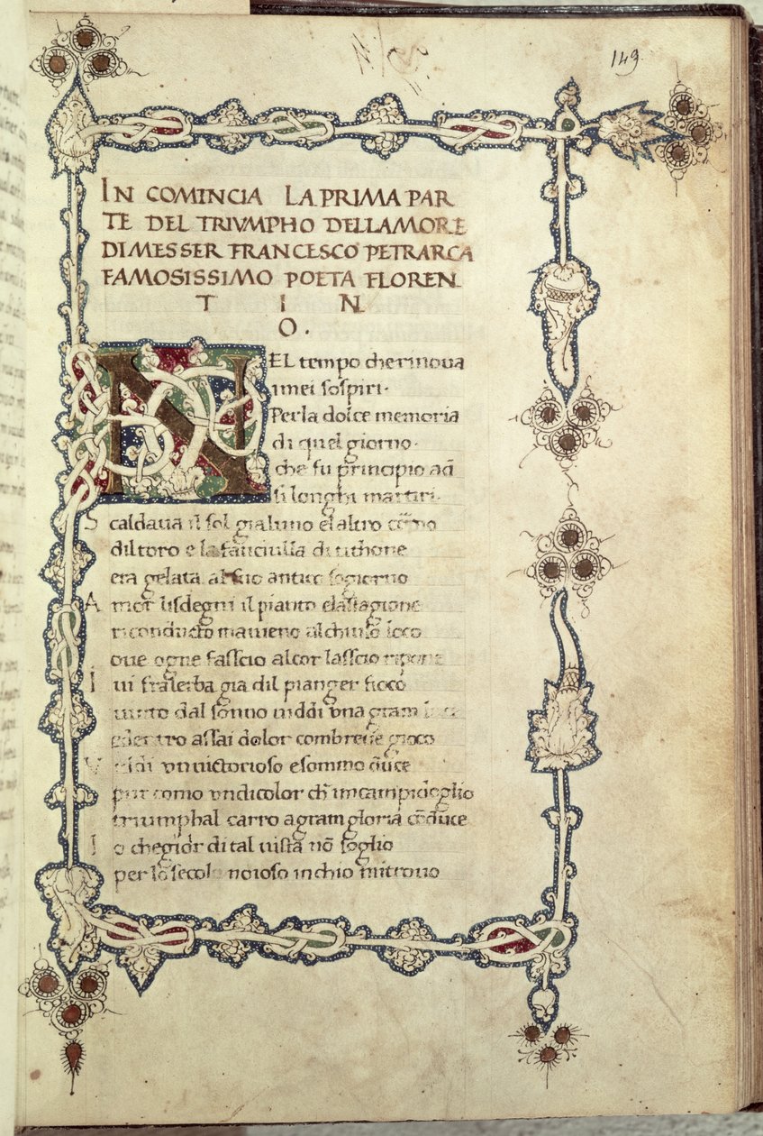 Ms.392 fol.149 Aşkın Zaferi, 