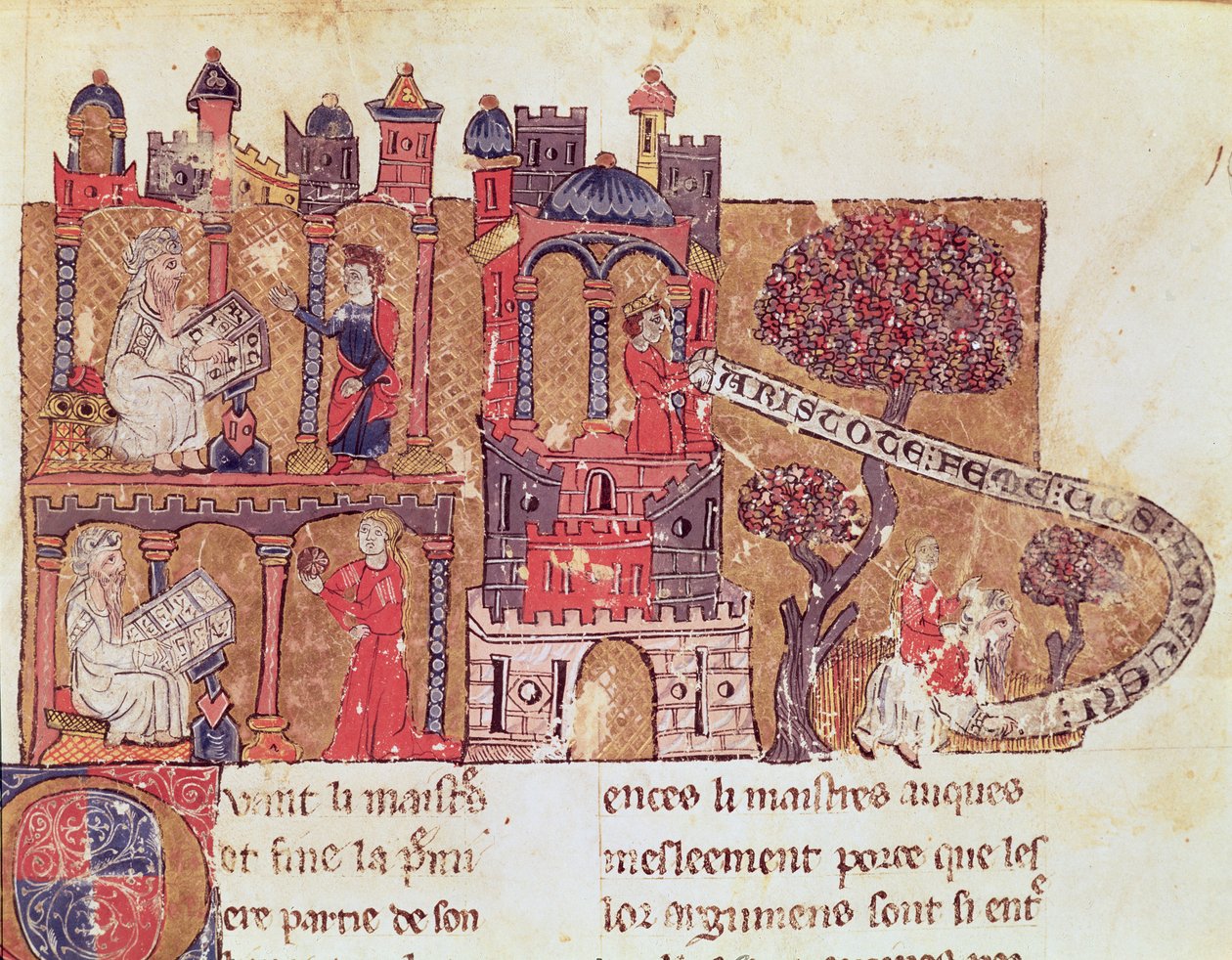 Bayan 269 Fol.108 Aristoteles (M.Ö. 384-322) Büyük İskender