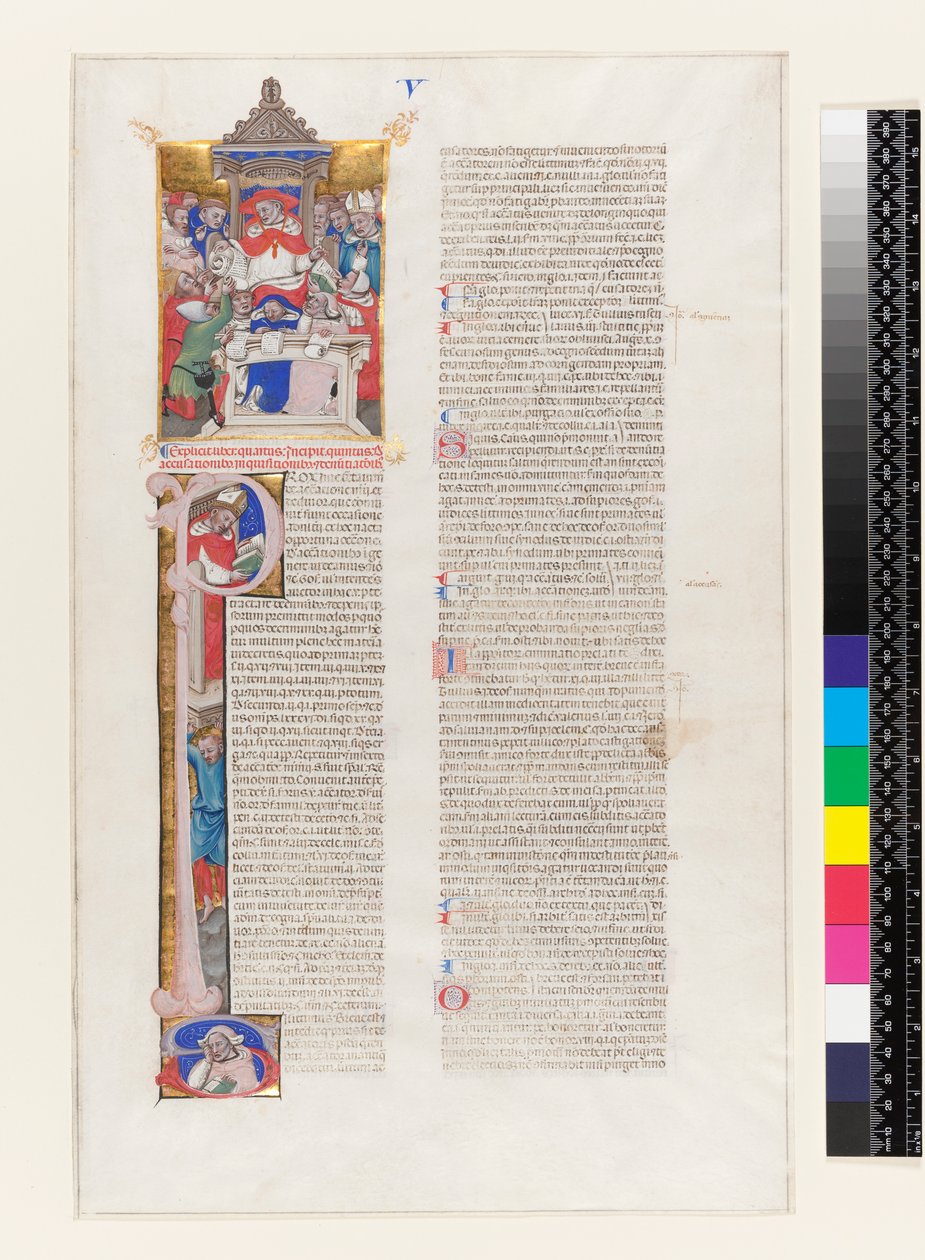Ms 331 fol.1r Gregory IX Decretals