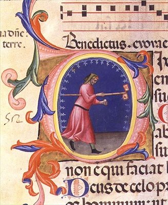 Ms 559 f.113v Santa Maria Novella Mezmurundan, Paolo Soldini tarafından aydınlatılan (fl.1342-86) 1379 (parşömen) by Italian School