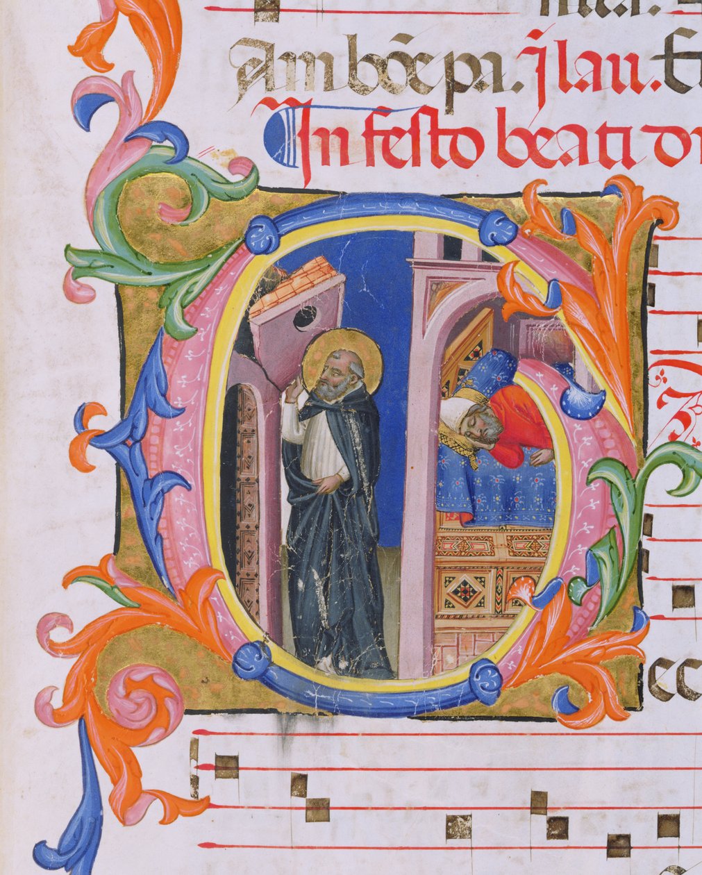 Ms 559 f.298v Aziz Dominic