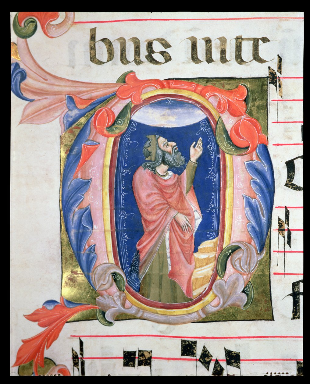 Ms 570 f.105r Kral Davud