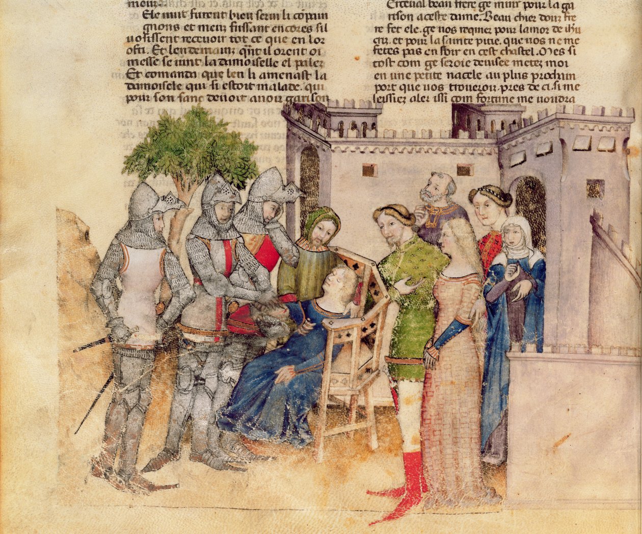 Bayan Fr 343 fol. 59v Queste del Saint Graal