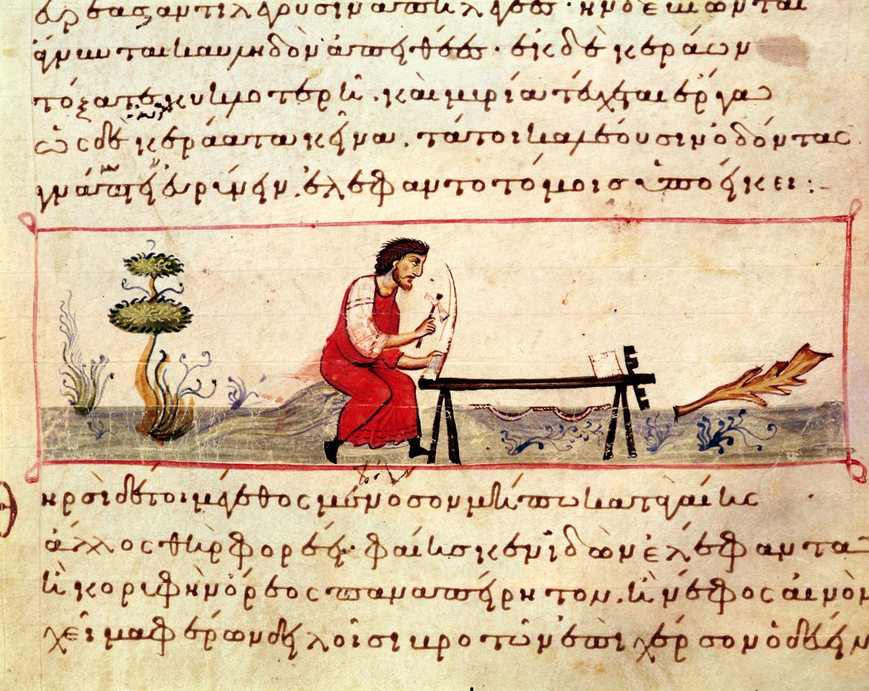 Ms. Grec 479 Geleneksel fildişi işi, Oppian
