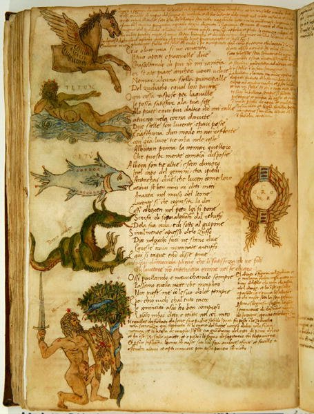 Ms Ital 483 S.4.7 f.159v Constellations, Fazio degli Uberti