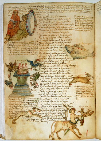 Ms Ital 483 S.4.7 f.162v Constellations, Fazio degli Uberti