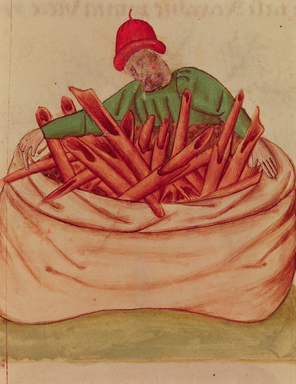 Ms Lat 993 L.9.28 Fol.36v Tarçın Tüccarı, Dioscorides